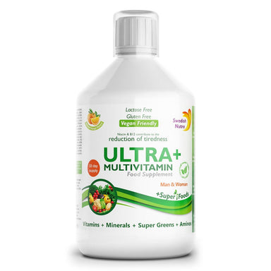 Swedish Nutra Vitamins & Supplements Swedish Nutra Ultra Plus MultiVitamin 500ml
