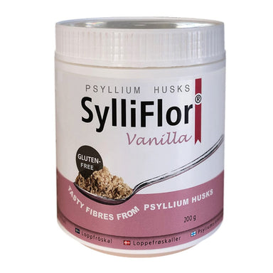 Sylliflor Vitamins & Supplements Vanilla SylliFlor Psyllium Husks - 200g Tub