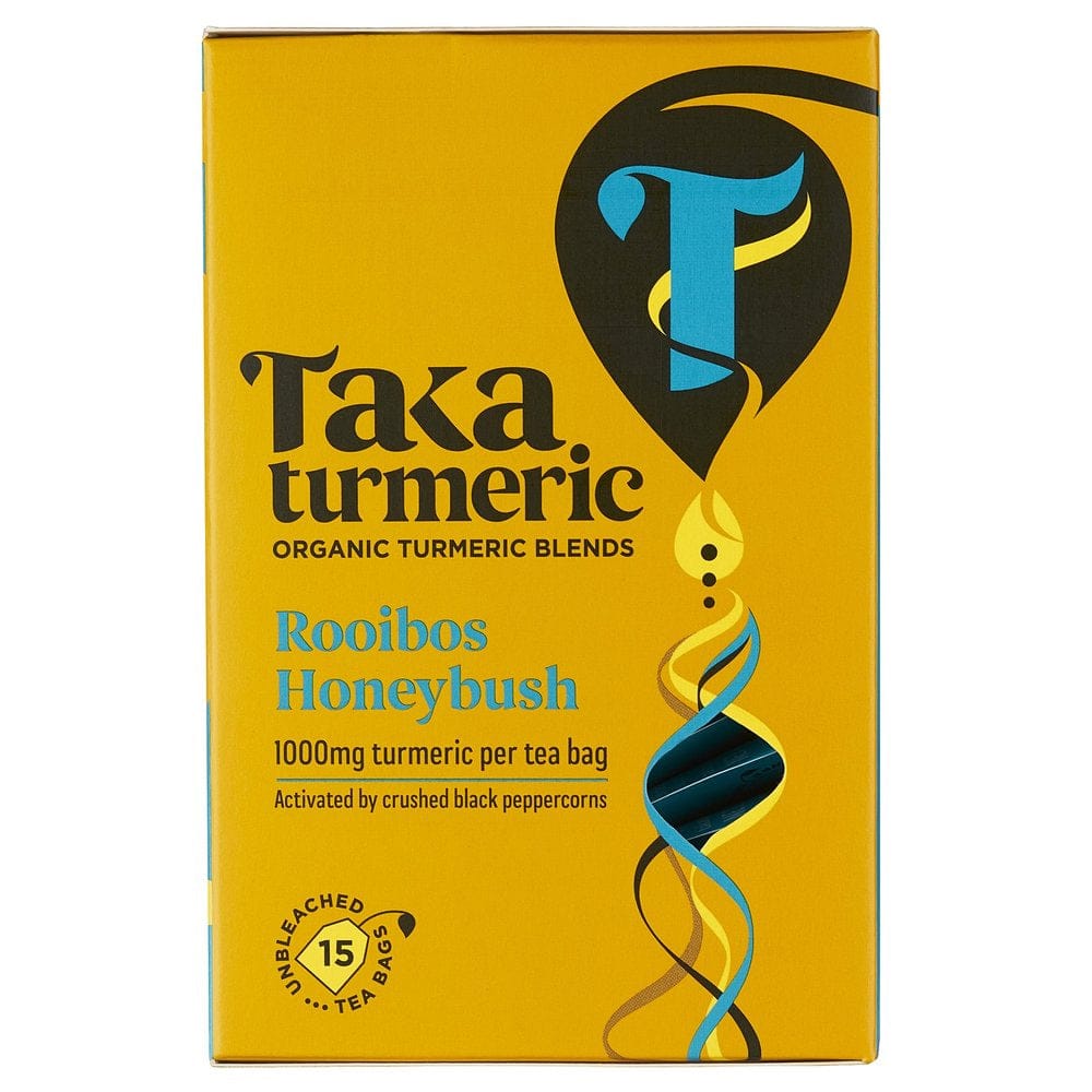 Wholefoods Tea Bags Taka Turmeric Organic Rooibos & Honeybush Tea