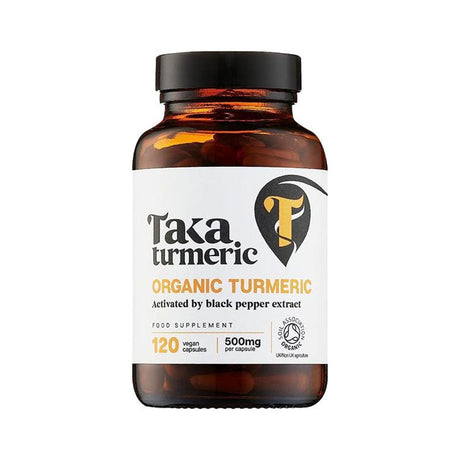Wholefoods Vitamins & Supplements Taka Turmeric Organic Turmeric & Black Pepper Extract Capsules
