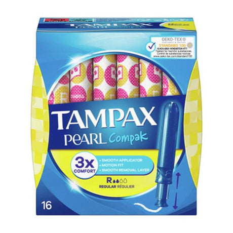 Tampax Tampons Tampax Compak Pearl Regular 16 Pack