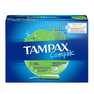 You added <b><u>Tampax Compak Super Tampons 18 Pack</u></b> to your cart.