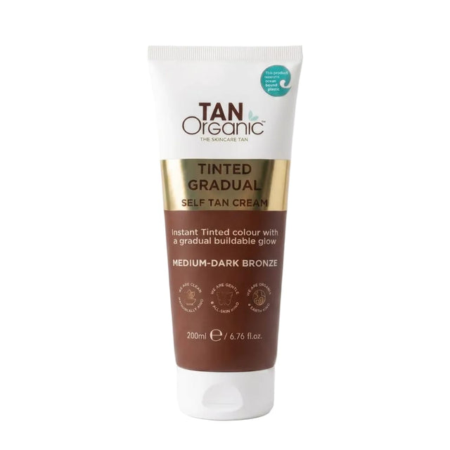 Tan Organic Gradual Tan TanOrganic Tinted Gradual Self Tan Cream 200ml