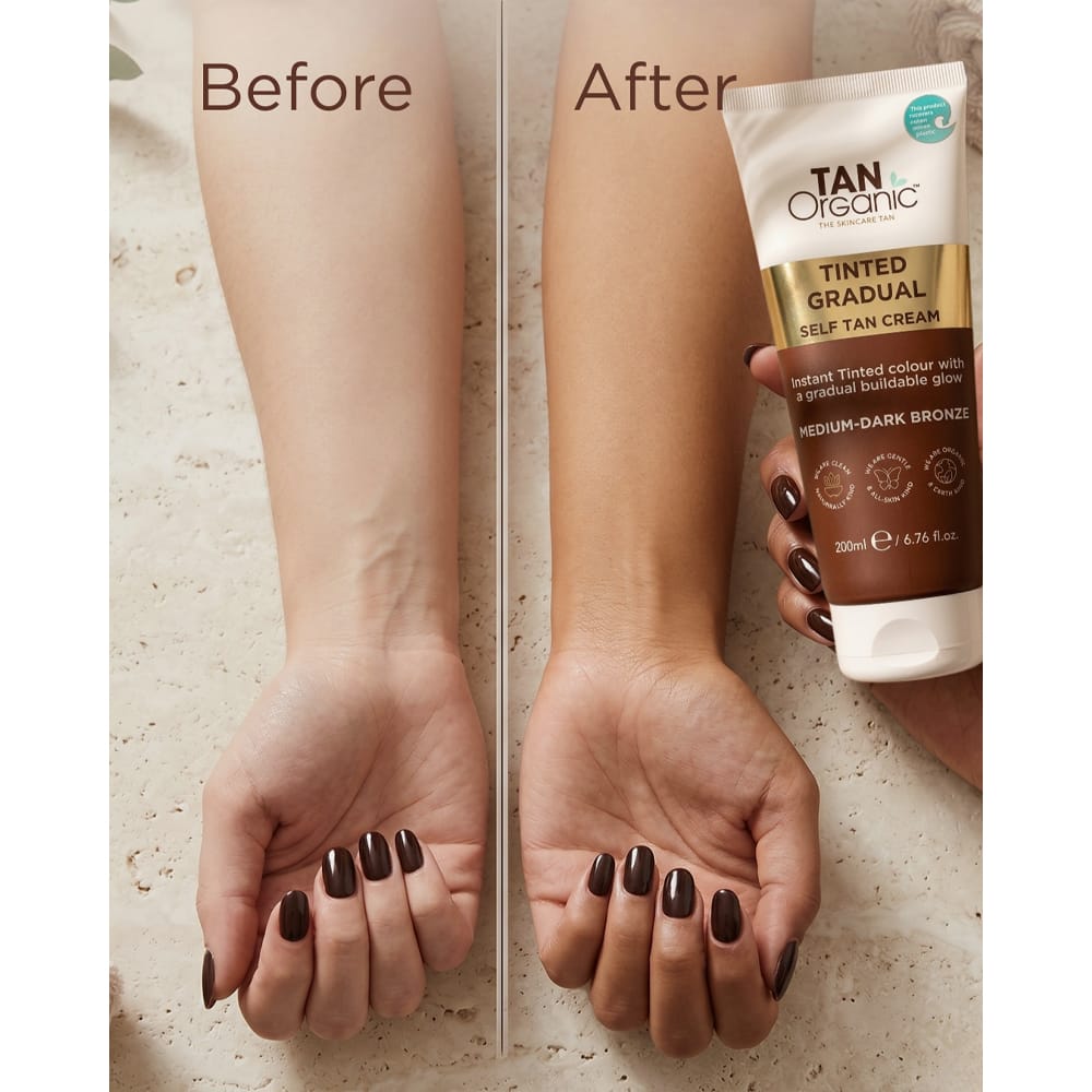 Tan Organic Gradual Tan TanOrganic Tinted Gradual Self Tan Cream 200ml