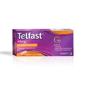 You added <b><u>Telfast Allergy 120mg Tablets 30's</u></b> to your cart.