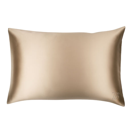 The Belle Brush Pillowcase Champagne The Belle Brush Silk Pillowcase