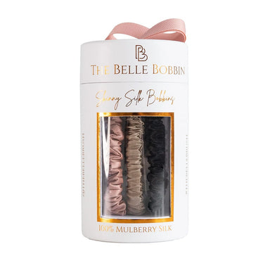 The Belle Brush Bobbin The Belle Brush Skinny Silk Bobbin 3 Pack - Black, Pink & Champagne Meaghers Pharmacy