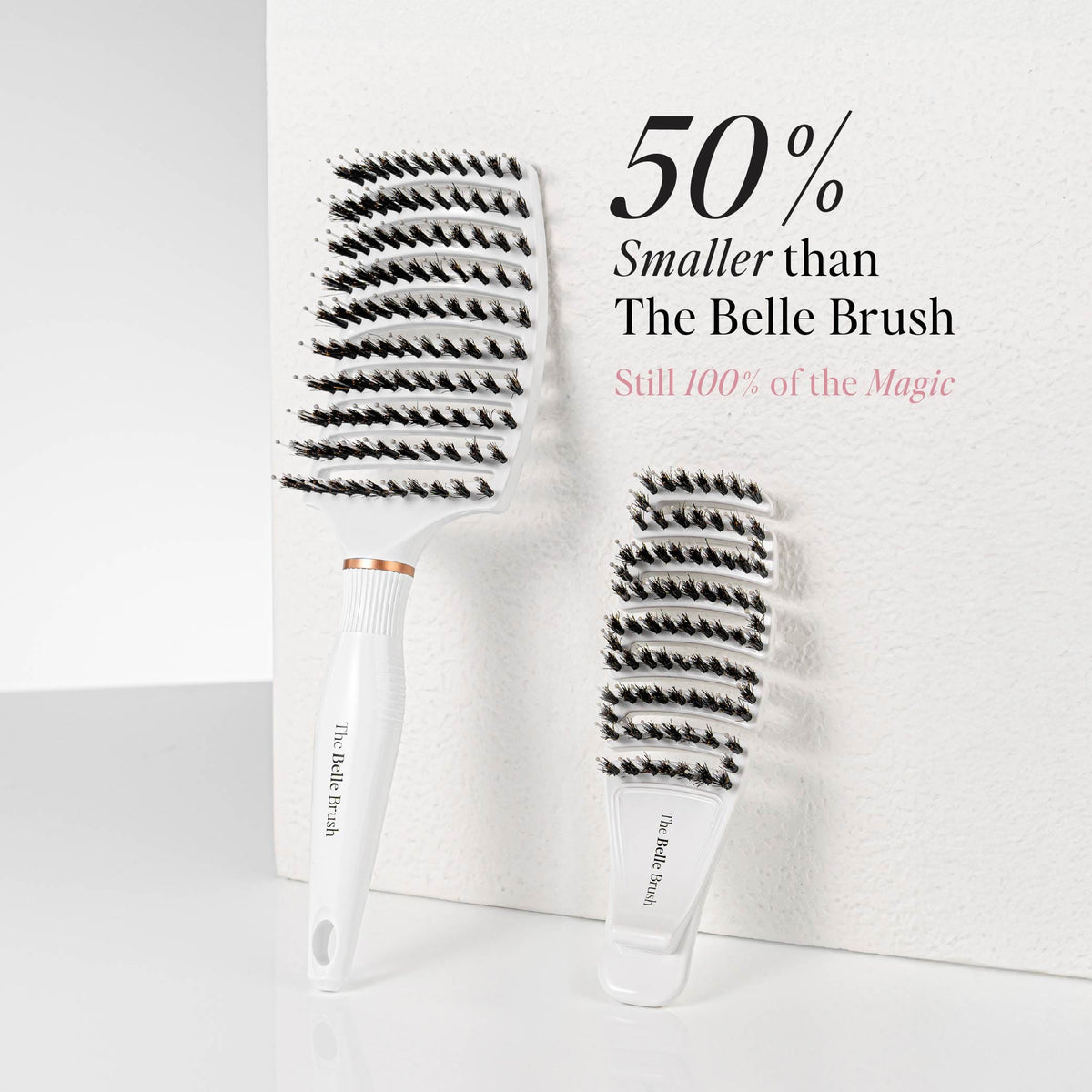 The Belle Brush Hairbrush The Belle Brush The Palm Brush
