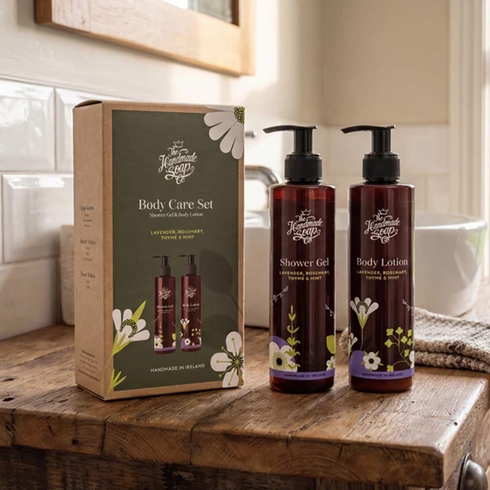 The Handmade Soap Company Skincare Set The Handmade Soap Co Body Care Set Lavender, Rosemary, Thyme, & Mint