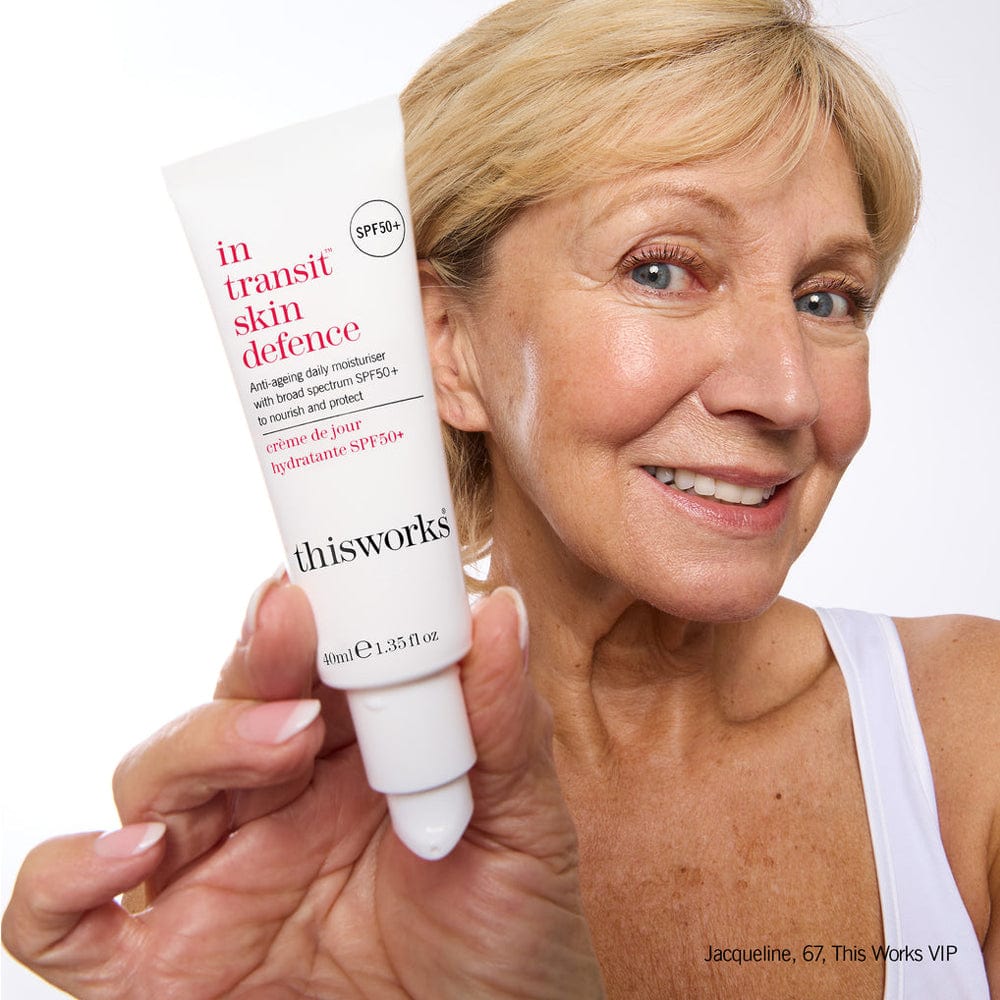 This Works Moisturiser With SPF This Works In Transit Skin Defence SPF 50+ 40ml