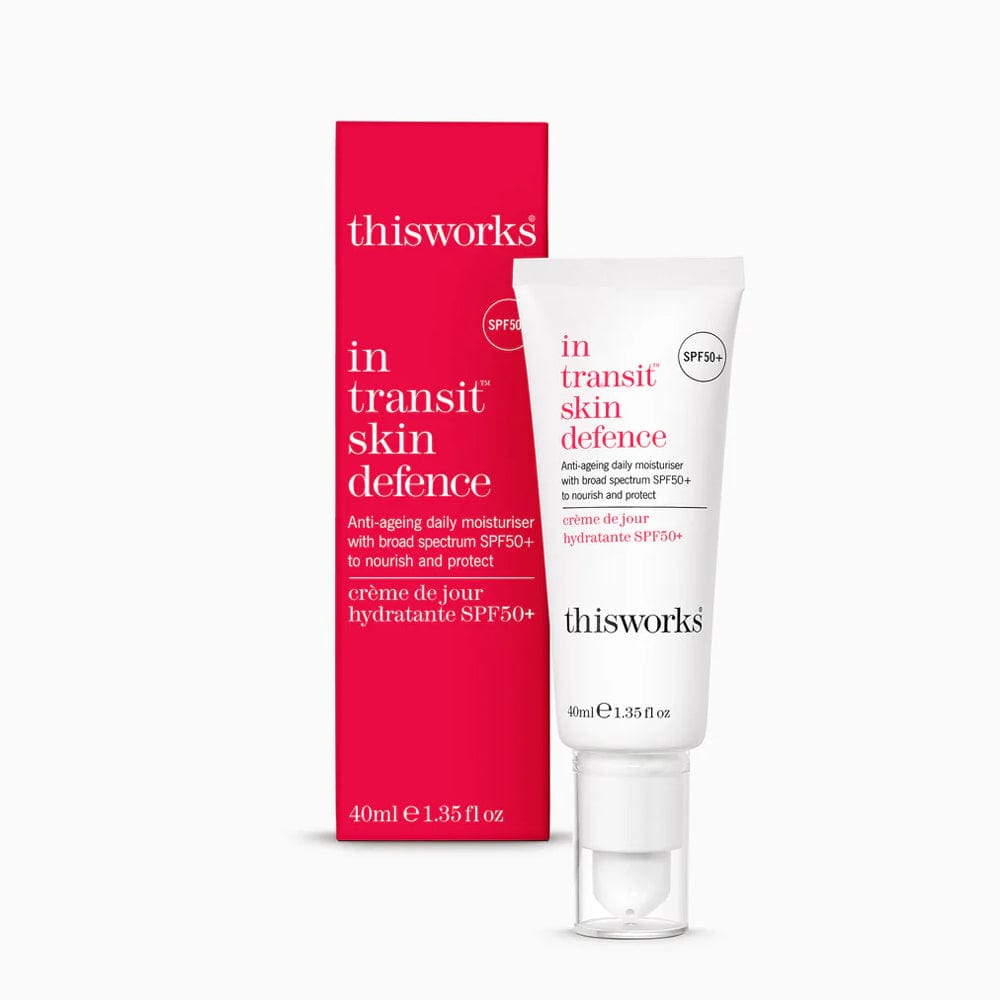 This Works Moisturiser With SPF This Works In Transit Skin Defence SPF 50+ 40ml