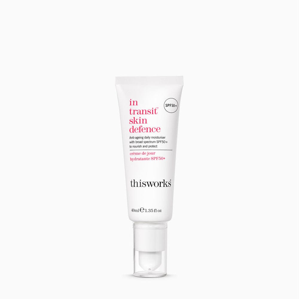 This Works Moisturiser With SPF This Works In Transit Skin Defence SPF 50+ 40ml