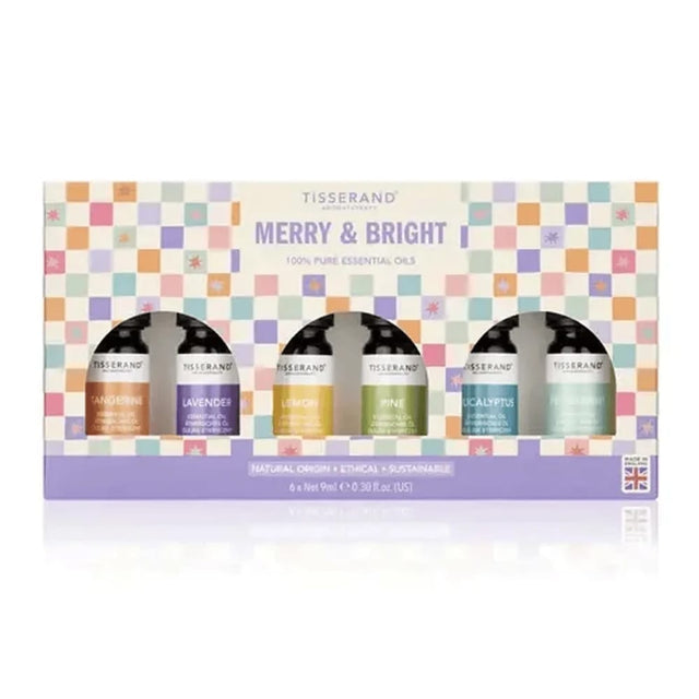 Tisserand Essential Oil Drops Tisserand Merry & Bright Essential Oils Set 6 x 9ml