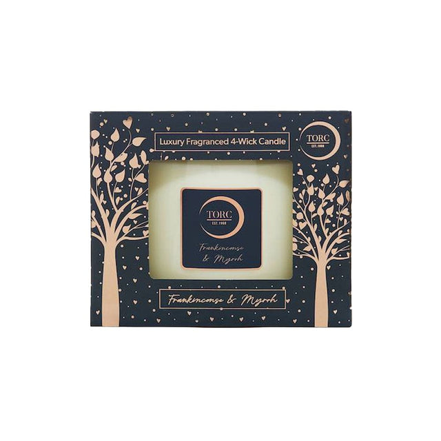 Torc Candle Torc Luxury Frankincense & Myrrh 4 Wick Christmas Candle