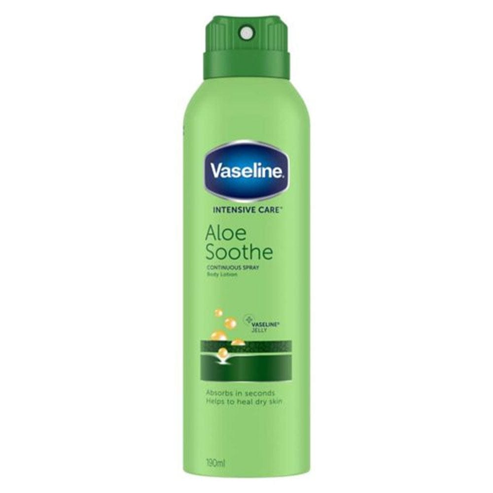 Vaseline Aloe Soothe Spray Moisturiser 190ml Meaghers Pharmacy