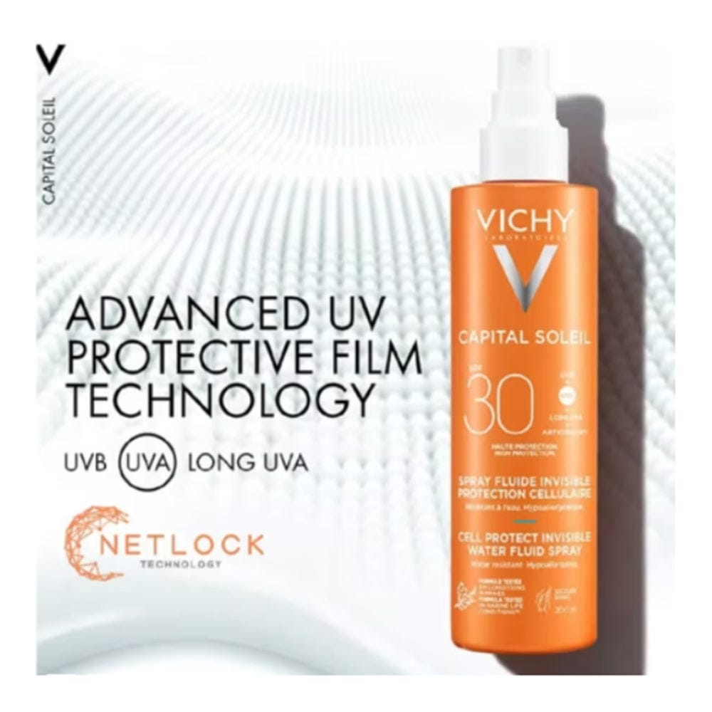 Vichy Sun Protection Vichy CAPITAL SOLEIL Cell Protect Water Fluid Spray SPF30 200ml