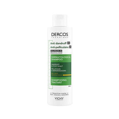 Vichy Shampoo 200ml Vichy Dercos Anti-Dandruff Shampoo for Dry Hair and Scalp