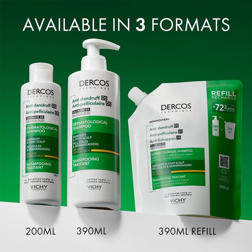 Vichy Shampoo Vichy Dercos Anti-Dandruff Shampoo for Dry Hair