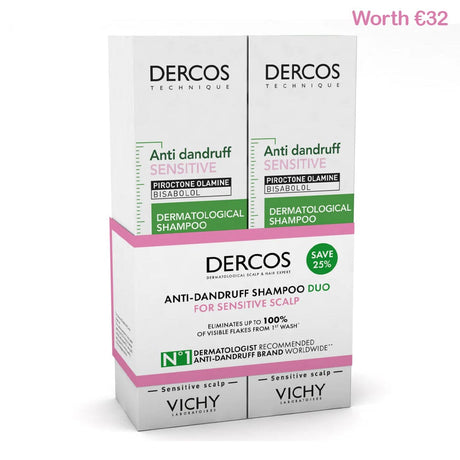 vichy Shampoo Vichy Dercos Anti-Dandruff Shampoo For Sensitive Scalp 200ml Duo