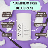 Vico Deodorant Deodorant Vico Natural Deodorant Coconut & Vanilla