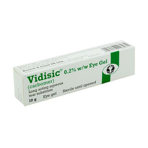 You added <b><u>Vidisic 0.2% w/w Eye Gel Tube 10g</u></b> to your cart.