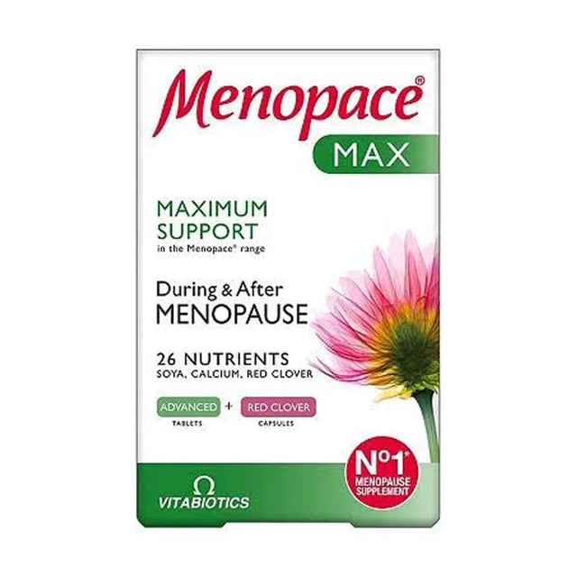 Vitabiotics Vitamins & Supplements Vitabiotics Menopace Max 84 Capsules
