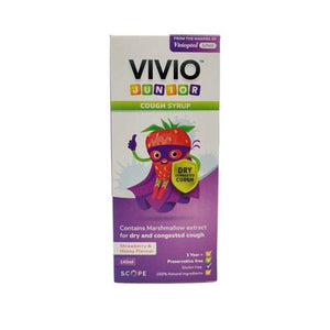 You added <b><u>Vivio Junior Cough Syrup 140ml</u></b> to your cart.