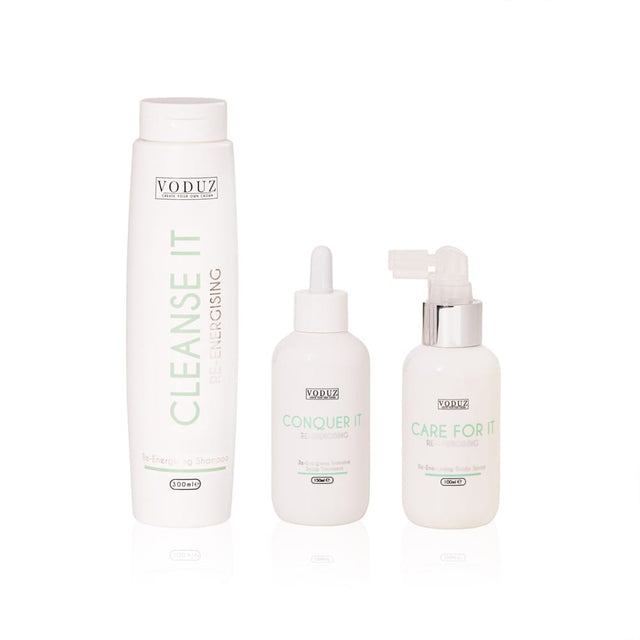 Voduz Haircare Set Voduz Re-Energising Range Bundle