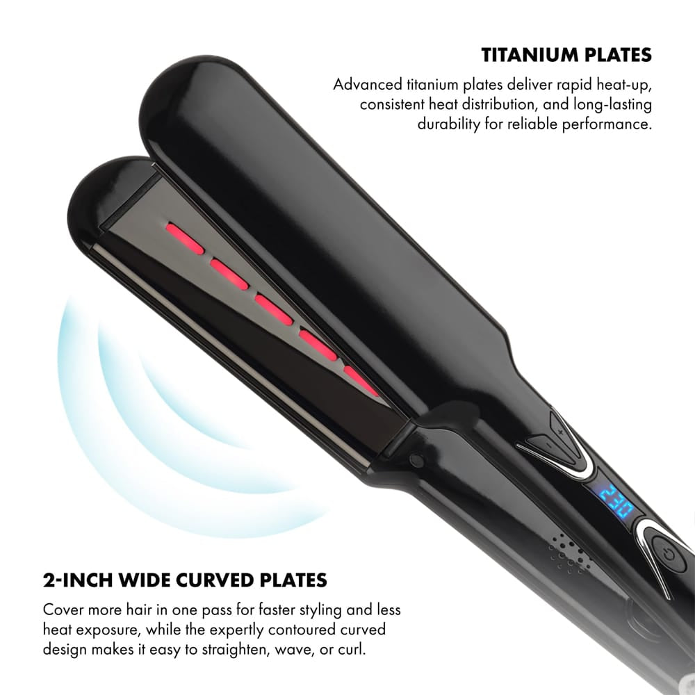 Voduz Hair Straightner Voduz Smooth Operator - Infrared Wide Plate Hair Straightener