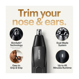 Manscaped Ear & Nose Trimmer Weed Whacker 2.0 Electric Nose & Ear Hair Trimmer