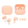 iTek Earbuds Peach Wireless ENC Earbuds with Charging Case