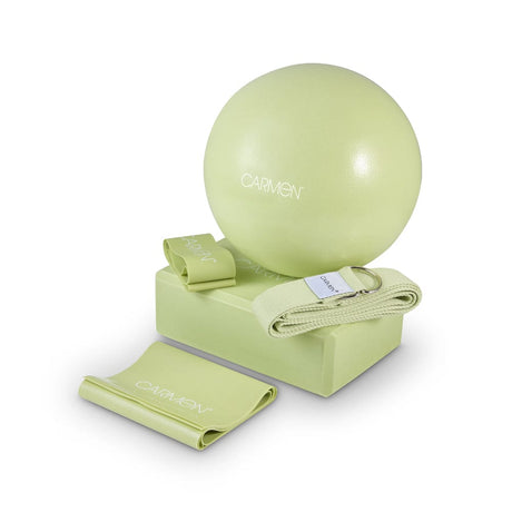 Carmen Exercise & Fitness Green Yoga Starter Kit
