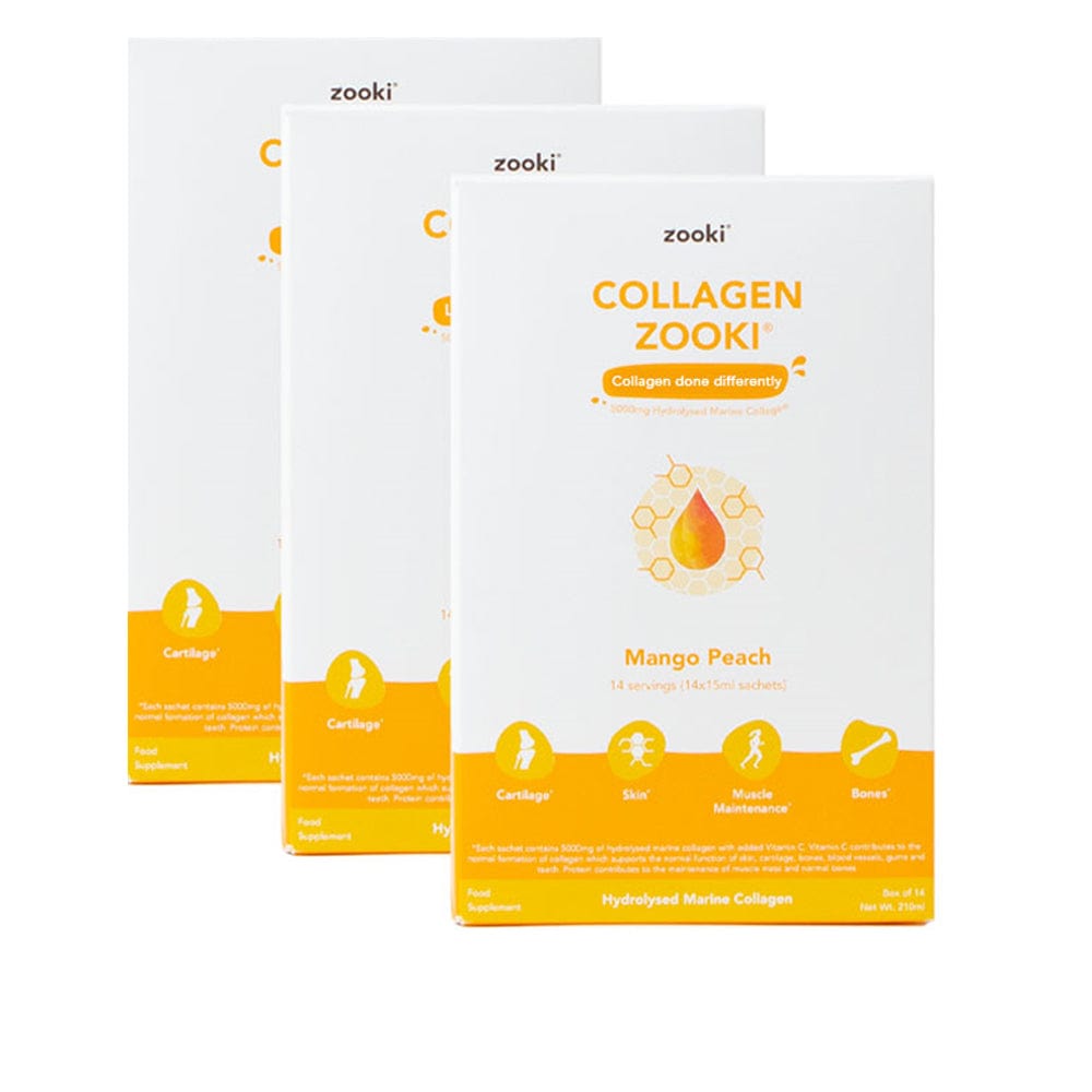 Yourzooki Vitamins & Supplements YourZooki Collagen Mango Peach 6 Week Bundle