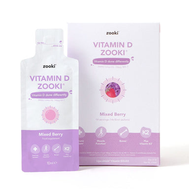 Yourzooki Vitamins & Supplements YourZooki Liposomal Vitamin D3 +K2 Mixed Berry