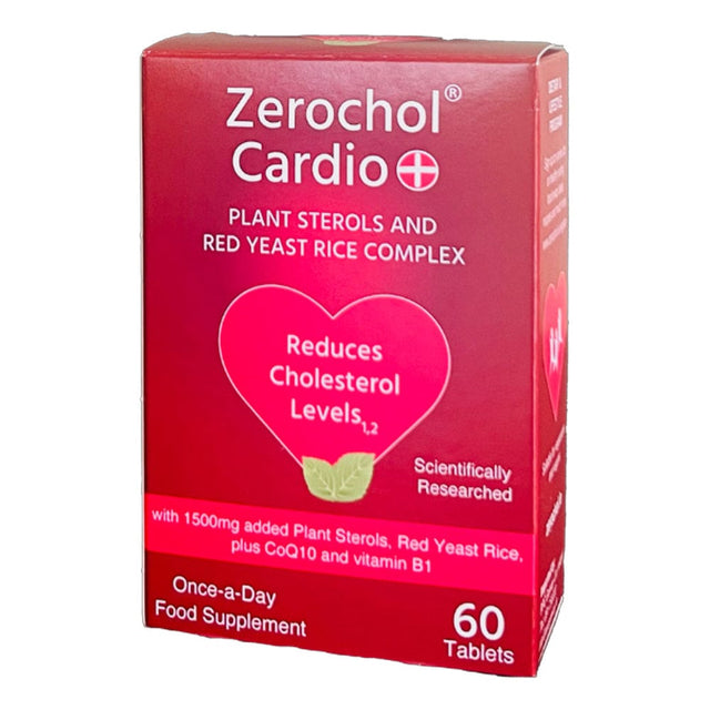 Zerochol Vitamins & Supplements Zerochol Cardio + 60 Tablets
