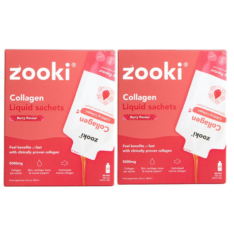 Zooki Vitamins & Supplements Zooki Collagen Berry 2 Month Supply