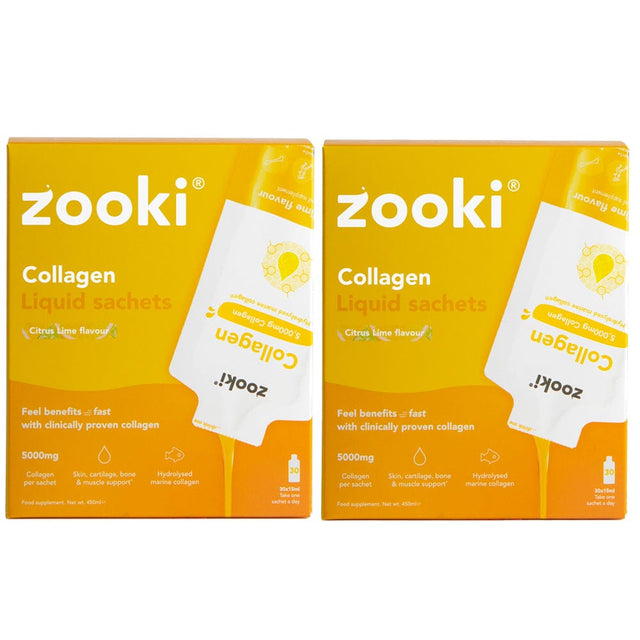 Zooki Vitamins & Supplements Zooki Collagen Citrus Lime 2 Month Supply
