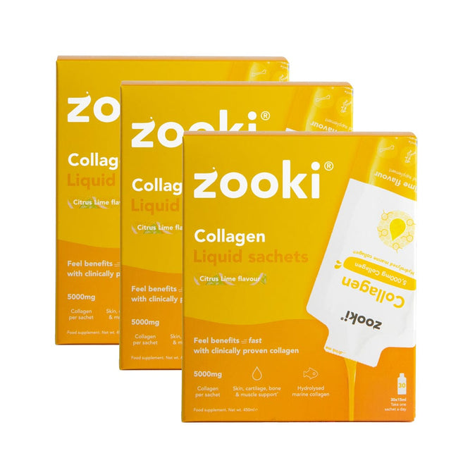 Zooki Vitamins & Supplements Zooki Collagen Citrus Lime 3 Month Supply