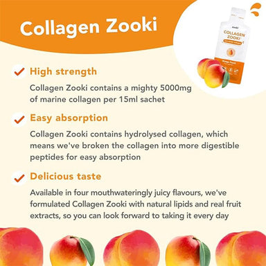 Zooki Vitamins & Supplements Zooki Collagen Mango Peach