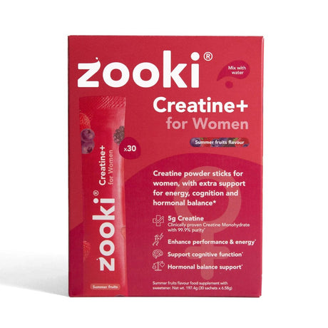 Zooki Vitamins & Supplements Zooki Creatine+ For Women Summers Fruits