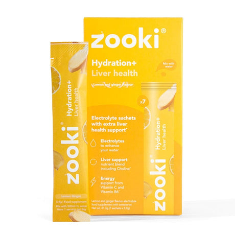 Zooki Gift With Purchase Zooki Hydration+ Liver Health Liver Health Lemon Ginger Flavour GWP