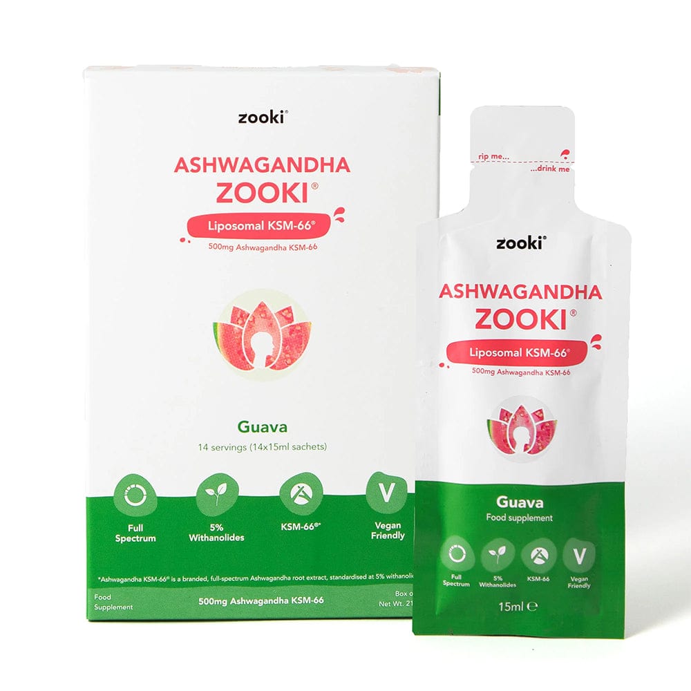 Zooki Vitamins & Supplements 14 Servings Zooki Liposomal Ashwagandha 30 sachets