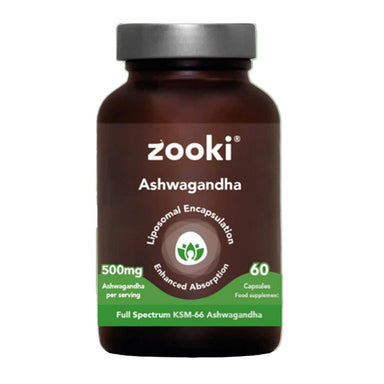 Zooki Vitamins & Supplements Zooki Liposomal Ashwagandha Capsules 30 Servings