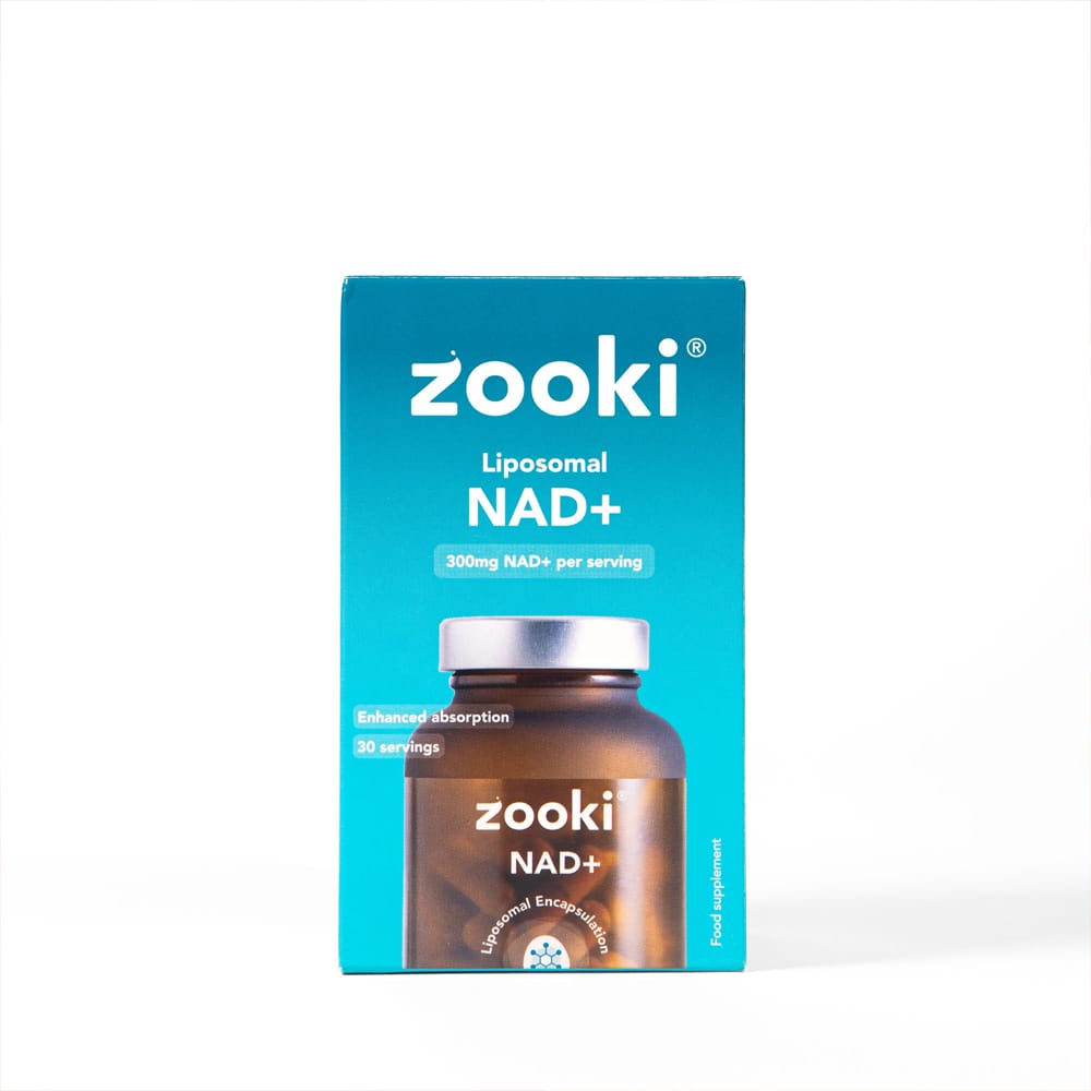 Zooki Vitamins & Supplements Zooki Liposomal NAD+ 300mg  30 Capsules