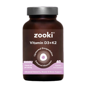 You added <b><u>Zooki Liposomal Vitamin D3 + K2 Capsules 30 Servings</u></b> to your cart.