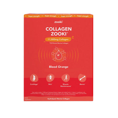 Zooki Vitamins & Supplements Zooki Super Strength Collagen Blood Orange 14s