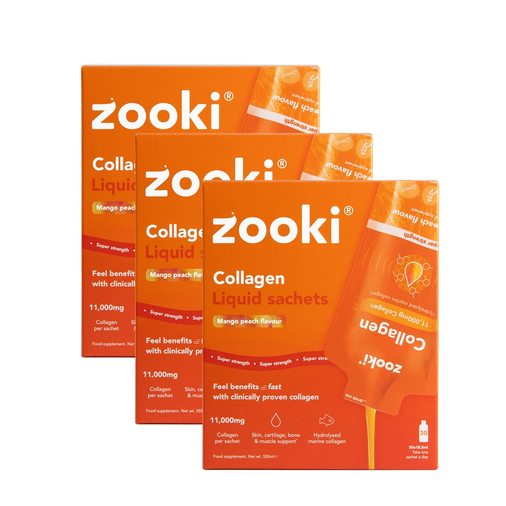 Zooki Vitamins & Supplements Zooki Super Strength Collagen Mango Peach 3 Months Supply