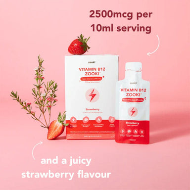 Zooki Vitamins & Supplements Zooki Vitamin B12 Strawberry Duo Bundle 14s x 2
