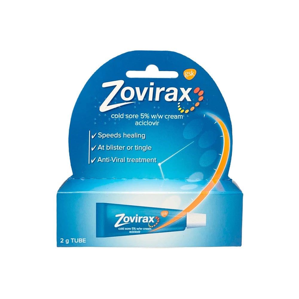 Meaghers Pharmacy Cold Sore Cream Zovirax Cold Sore Cream 5% Tube 2g